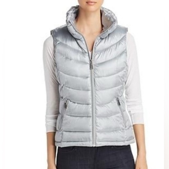 Calvin Klein Jackets & Blazers - Calvin Klein Down Puffer Vest Size Medium Silver